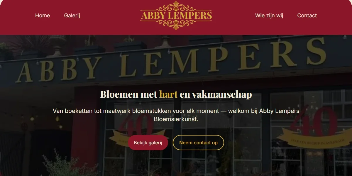 Abby Lempers bloemsierkunsten — bloemenwinkel