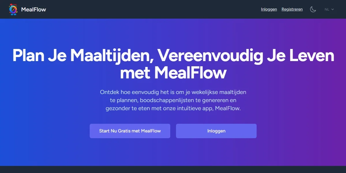 Mealflow — meal planning app